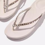Thumbnail 3 of FitFlop Women's IQUSHION Multi-Crystal Ergonomic Flip-Flops - Nude Rose