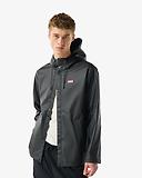 Thumbnail 3 of Hunter Unisex Downpour Izzy Pu Hooded Jacket - Black