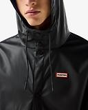 Thumbnail 8 of Hunter Unisex Downpour Izzy Pu Hooded Jacket - Black