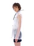 Thumbnail 11 of Hunter Unisex Downpour Izzy Pu Hooded Jacket - Clear Matte