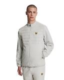 Thumbnail 1 of Lyle & Scott Men's Sports Hybrid Double Baffle Jacket - Pebble