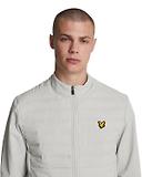Thumbnail 4 of Lyle & Scott Men's Sports Hybrid Double Baffle Jacket - Pebble