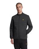 Thumbnail 1 of Lyle & Scott Men's Sports Hybrid Double Baffle Jacket - Jet Black