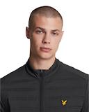 Thumbnail 4 of Lyle & Scott Men's Sports Hybrid Double Baffle Jacket - Jet Black