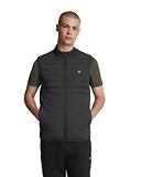 Thumbnail 1 of Lyle & Scott Men's Sports Hybrid Double Baffle Gilet - Jet Black