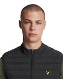 Thumbnail 4 of Lyle & Scott Men's Sports Hybrid Double Baffle Gilet - Jet Black