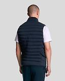 Thumbnail 3 of Lyle & Scott Men's Stretch Lightweight Quilted Gilet - Dark Navy