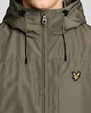 Thumbnail 4 of Lyle & Scott Men's Lightweight Hooded Zip Through Jacket - Khaki Ash