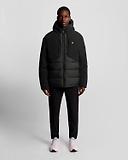 Thumbnail 3 of Lyle & Scott Men's Sports Hybrid Puffer Jacket - Jet Black