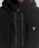 Thumbnail 4 of Lyle & Scott Men's Sports Hybrid Puffer Jacket - Jet Black
