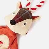 Thumbnail 3 of Joules Heritage Tweed Fox Rope Dog Toy - Red