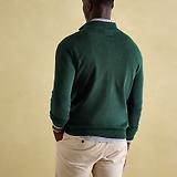 Thumbnail 3 of Joules Men's Hillside Quarter Zip Knit Jumper - Dark Green