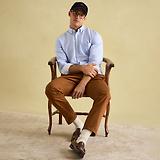 Thumbnail 4 of Joules Men's Oxford Long Sleeve Classic Fit Shirt - Blue