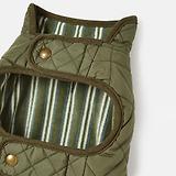 Thumbnail 5 of Joules Quilted Dog Coat - Khaki