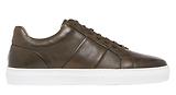 Thumbnail 1 of Oliver Sweeney Men's Kendal Milled Leather Cupsole Trainers - Khaki