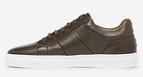 Thumbnail 5 of Oliver Sweeney Men's Kendal Milled Leather Cupsole Trainers - Khaki