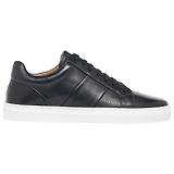 Thumbnail 1 of Oliver Sweeney Men's Kendal Milled Leather Cupsole Trainers - Navy
