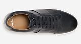Thumbnail 4 of Oliver Sweeney Men's Kendal Milled Leather Cupsole Trainers - Navy
