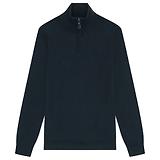 Thumbnail 1 of Lyle & Scott Men's Merino Wool 1/4 Zip Jumper - Dark Navy
