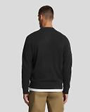 Thumbnail 2 of Lyle & Scott Men's Premium Lambswool Crew Neck Jumper - Lacquer