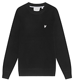Thumbnail 5 of Lyle & Scott Men's Premium Lambswool Crew Neck Jumper - Lacquer