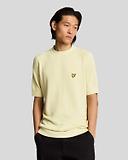 Thumbnail 2 of Lyle & Scott Men's Linen Blend Knitted T-Shirt - Luna