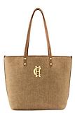 Thumbnail 1 of Holland Cooper Women's Kensington Tote Bag - Tan Herringbone