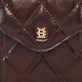 Thumbnail 7 of Holland Cooper Women's Knightsbridge Quilted Phone Pouch - Rich Chocolate Leather
