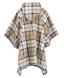 Thumbnail 5 of Barbour Women's Portree Tartan Poncho - Hessian/Navy Tartan