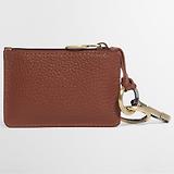 Thumbnail 3 of Barbour Women's Leather Coin Purse Bag Charm - Brown