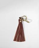 Thumbnail 4 of Barbour Women's Tassle Leather Bag Charm - Brown