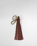 Thumbnail 3 of Barbour Women's Tassle Leather Bag Charm - Brown