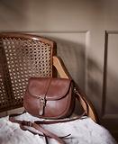 Thumbnail 6 of Barbour Women's Laire Leather Saddle Bag - Brown