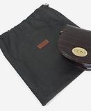 Thumbnail 7 of Barbour Women's Eilein Leather Saddle Bag - Black Cherry