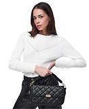 Thumbnail 4 of Barbour International Women's Soho Quilted Crossbody Bag - Black