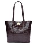 Thumbnail 2 of Barbour Women's Eilein Leather Tote Bag - Black Cherry