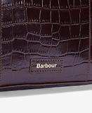 Thumbnail 7 of Barbour Women's Eilein Leather Tote Bag -  Black Cherry