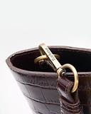 Thumbnail 6 of Barbour Women's Eilein Leather Tote Bag -  Black Cherry