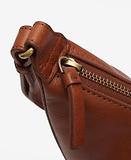 Thumbnail 5 of Barbour Women's Laire Leather Sling Half-Moon Bag - Brown