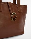 Thumbnail 7 of Barbour Women's Alder Leather Tote Bag - Brown