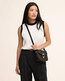 Thumbnail 2 of Barbour Women's Mini Rosa Leather Crossbody Bag - Black