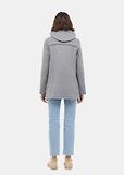 Thumbnail 3 of Gloverall Women's Short Slim Fit Freda Duffle Coat Silver Prince of Wales