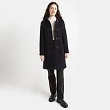 Thumbnail 2 of Gloverall Women's Long Slim Fit Freda Duffle Coat - Navy Royal Stewart