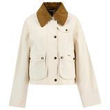 Thumbnail 1 of Barbour Women's Cropped Beadnell Casual Jacket - Light Pearl/Dress/Beige