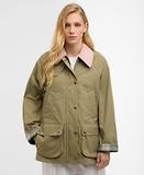 Thumbnail 2 of Barbour Women's Modern Beadnell Casual Jacket - Bleached Olive/Ancient/Gardenia