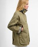 Thumbnail 6 of Barbour Women's Modern Beadnell Casual Jacket - Bleached Olive/Ancient/Gardenia