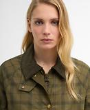 Thumbnail 5 of Barbour Women's Tartan Cropped Beadnell Casual Jacket - Dusky Green Tartan/Highland