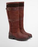 Thumbnail 3 of Barbour Women's Beaconsfield Tall Boots - Mahogony/Choc Nubuck