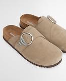 Thumbnail 4 of Barbour Women's Kyra Closed Toe Sandals - Taupe Suede