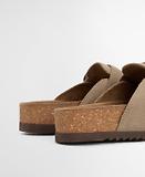 Thumbnail 6 of Barbour Women's Kyra Closed Toe Sandals - Taupe Suede